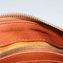 MCM Logogram Vicetos Hand Bag PVC Leather 2way Brown Gold Auth fm4739-15