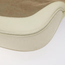 GUCCI Shoulder Bag Leather Beige Silver 001 3306 1705 Auth fm4741-12