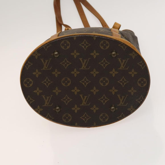 LOUIS VUITTON Monogram Bucket GM Shoulder Bag M42236 LV Auth fm4751
