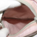 PRADA Shoulder Bag Nylon Pink Silver Auth fm4754-11