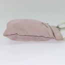 PRADA Shoulder Bag Nylon Pink Silver Auth fm4754-4