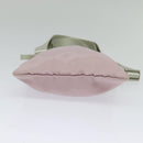PRADA Shoulder Bag Nylon Pink Silver Auth fm4754-5