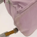 PRADA Backpack Nylon Pink Silver Auth fm4758-17