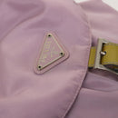 PRADA Backpack Nylon Pink Silver Auth fm4758-20