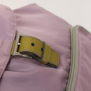 PRADA Backpack Nylon Pink Silver Auth fm4758-21