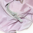 PRADA Backpack Nylon Pink Silver Auth fm4758-27