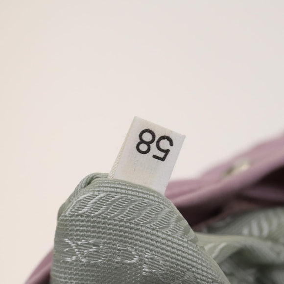 PRADA Backpack Nylon Pink Silver Auth fm4758