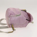 PRADA Backpack Nylon Pink Silver Auth fm4758-3