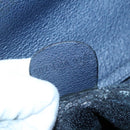 GUCCI Bamboo Tote Bag Suede Leather Navy Gold 002 1186 0260 Auth fm4759-21