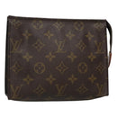 LOUIS VUITTON Monogram Poche Toilette 19 Pouch M47544 LV Auth fm4762-1