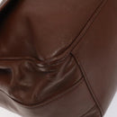 GUCCI Bamboo Shoulder Bag Leather Brown Gold 001 14 1571 Auth fm4767-11