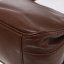 GUCCI Bamboo Shoulder Bag Leather Brown Gold 001 14 1571 Auth fm4767-12