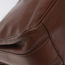 GUCCI Bamboo Shoulder Bag Leather Brown Gold 001 14 1571 Auth fm4767-13