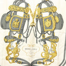 HERMES Carre 90 Scarf ""BRIDES de GALA"" Silk Red Auth fm4775-6