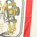 HERMES Carre 90 Scarf ""BRIDES de GALA"" Silk Red Auth fm4775-7