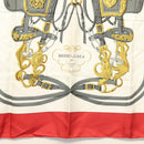 HERMES Carre 90 Scarf ""BRIDES de GALA"" Silk Red Auth fm4775-9