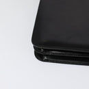 Christian Dior Shoulder Bag Leather Black Gold Auth fm4788-12