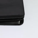 Christian Dior Shoulder Bag Leather Black Gold Auth fm4788-13