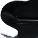 Christian Dior Shoulder Bag Leather Black Gold Auth fm4788-20