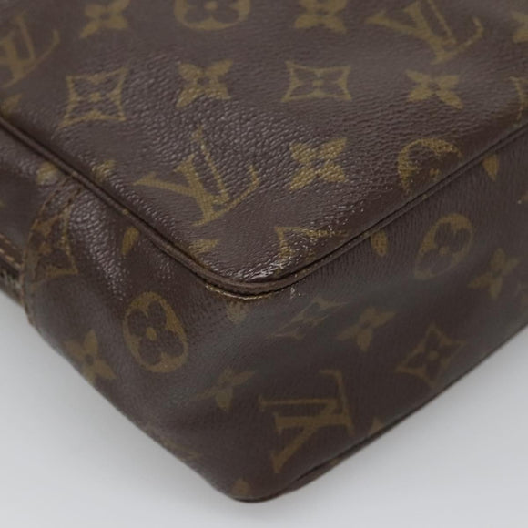 LOUIS VUITTON Monogram Trousse Toilette 28 Clutch Bag M47522 LV Auth fm4791