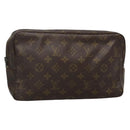 LOUIS VUITTON Monogram Trousse Toilette 28 Clutch Bag M47522 LV Auth fm4791-1