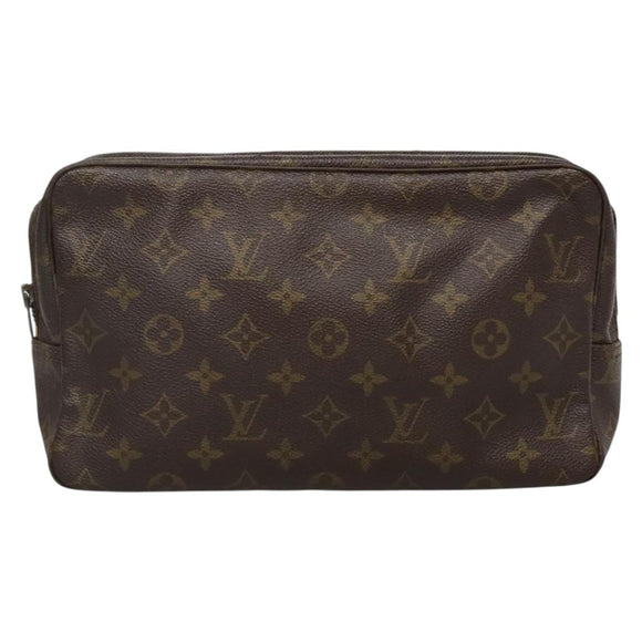 LOUIS VUITTON Monogram Trousse Toilette 28 Clutch Bag M47522 LV Auth fm4791