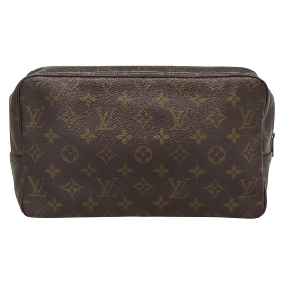 LOUIS VUITTON Monogram Trousse Toilette 28 Clutch Bag M47522 LV Auth fm4791