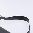 GUCCI Shoulder Bag Leather Navy Gold Auth fm4794-8