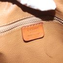 CELINE Macadam Canvas Hand Bag PVC Leather Brown Gold Auth fm4799-19