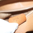 CELINE Macadam Canvas Hand Bag PVC Leather Brown Gold Auth fm4799-12