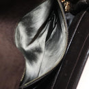 GUCCI Shoulder Bag Suede Brown Gold Auth fm4812-22