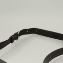 GUCCI Shoulder Bag Suede Brown Gold Auth fm4812-9