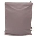 LOEWE Shoulder Bag Leather Gray Silver Auth fm4815-13