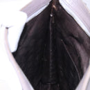 LOEWE Shoulder Bag Leather Gray Silver Auth fm4815-22