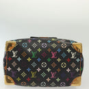 LOUIS VUITTON Monogram Multicolor Speedy 30 Hand Bag Black M92642 LV Auth fm4819-5