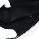 CELINE Shoulder Bag Leather Black Gold Auth fm4822-21