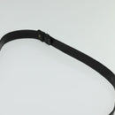 CELINE Shoulder Bag Leather Black Gold Auth fm4822-8