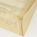 HERMES Vinyl Kelly Hand Bag Vinyl Clear Auth fm4824-13