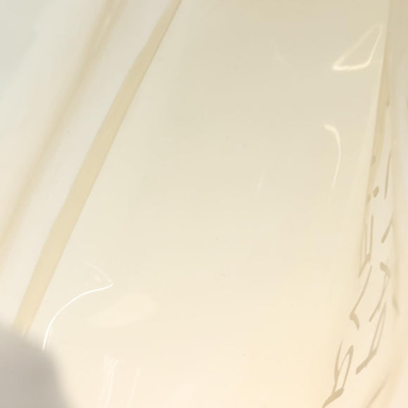 HERMES Vinyl Kelly Hand Bag Vinyl Clear Auth fm4824