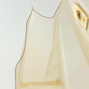 HERMES Vinyl Kelly Hand Bag Vinyl Clear Auth fm4824-17