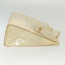HERMES Vinyl Kelly Hand Bag Vinyl Clear Auth fm4824-4