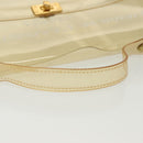 HERMES Vinyl Kelly Hand Bag Vinyl Clear Auth fm4824-7