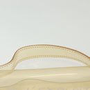 HERMES Vinyl Kelly Hand Bag Vinyl Clear Auth fm4824-8