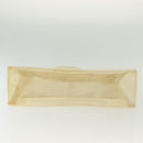 HERMES Vinyl Kelly Hand Bag Vinyl Clear Auth fm4824-9