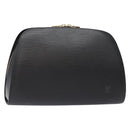 LOUIS VUITTON Epi Dauphine GM Cosmetic Pouch Black M48432 LV Auth fm4826-1