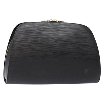 LOUIS VUITTON Epi Dauphine GM Cosmetic Pouch Black M48432 LV Auth fm4826