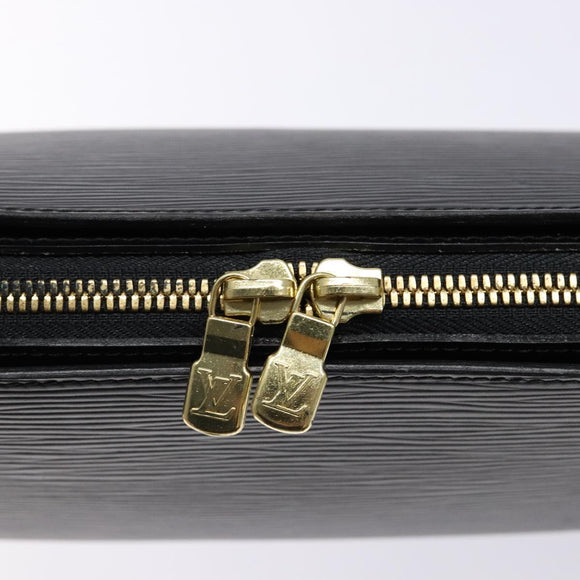 LOUIS VUITTON Epi Dauphine GM Cosmetic Pouch Black M48432 LV Auth fm4826