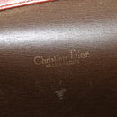 Christian Dior Shoulder Bag Leather Brown Gold Auth fm4829-17