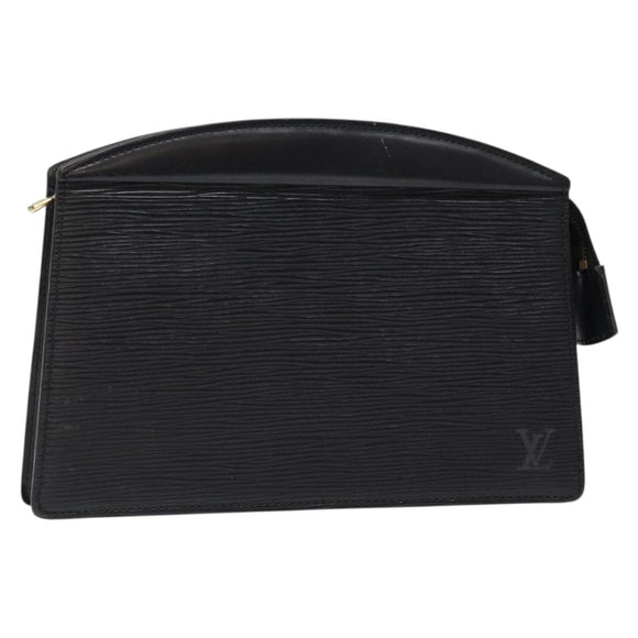 LOUIS VUITTON Epi Trousse Crete Pouch Black M48402 LV Auth fm4830