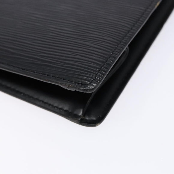 LOUIS VUITTON Epi Trousse Crete Pouch Black M48402 LV Auth fm4830